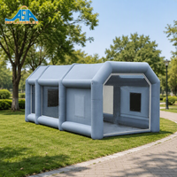 Abri de voiture gonflable / Tente de garage portable pour voiture, cabine de peinture gonflable