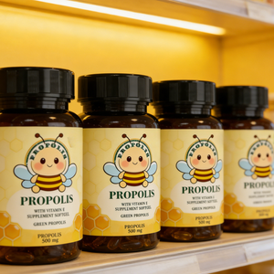 Gélules de Propolis Verte OEM avec Vitamine E pour le Soutien Immunitaire, la Protection Antioxydante et le Bien-être du Corps Entier - Product Image 2