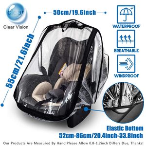 Housse de protection contre les intempéries pour siège auto en EVA, protection complète contre la <span class=keywords><strong>pluie</strong></span>, housse de protection contre le vent pour siège auto, housse de <span class=keywords><strong>pluie</strong></span> universelle pour bébé - Product Image 5