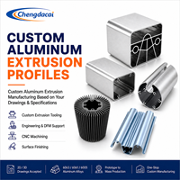 Profils d'extrusion en aluminium sur mesure, fabricant OEM avec usinage CNC, anodisation et peinture en poudre