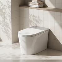 S036 WC intelligent moderne à chasse automatique en céramique, à poser au sol, pour salle de bain