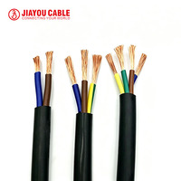 Kabel Tembaga Fleksibel Multicore Royal Cord 300/500V Berisolasi PVC 300/500V 2 3 4 5 Core 0.5~6.0mm2 Kabel Listrik