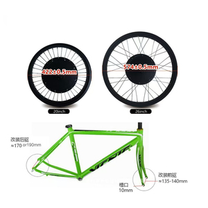 Kit de conversion de vélo électrique MTX39 48V 52V 2000W avec moteur de moyeu arrière, contrôleur à onde sinusoïdale 45A, écran, accélérateur PAS et frein - Product Image 2