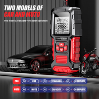 Testeur de batterie de voiture 12V 24V, analyseur LCD, outil de test, scanner, diagnostic numérique pour voiture, camion, moto