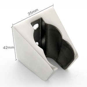 Base para cabezal de ducha Bingtao de 35 mm x 42 mm, soporte ajustable de acero inoxidable para ducha de baño - Product Image 1