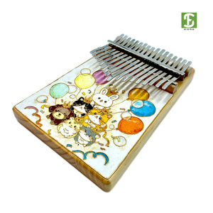 Kalimba <span class=keywords><strong>de</strong></span> 17 <span class=keywords><strong>Notas</strong></span> <span class=keywords><strong>de</strong></span> Madera con Esmalte Cloisonné, <span class=keywords><strong>Piano</strong></span> <span class=keywords><strong>de</strong></span> Pulgar, Regalo Creativo - Product Image 2