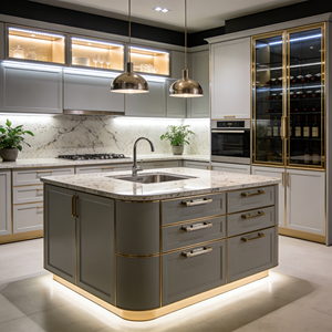 Meubles <span class=keywords><strong>de</strong></span> cuisine intégrés avec four et <span class=keywords><strong>plaque</strong></span> <span class=keywords><strong>de</strong></span> <span class=keywords><strong>cuisson</strong></span> encastrés - Product Image 1