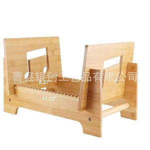 Wooden Vinyl <b>Record</b> Rack Bamboo Cd Storage Foldable Display <b>Stand</b> For Music Collection - Product Image 3