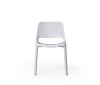 Chaise de loisir simple de style nordique, chaise en plastique empilable, dossier épaissi, chaise de bureau
