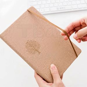 Academic Diary <b>Note</b> <b>Book</b> A5 A6 B5 Dotted Grid 2024 2025 Elastic Band Hardcover Journal Notebook Planner - Product Image 1