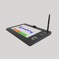Pad de Signature LCD pour écriture à la main, 10.1 pouces, avec stylet, lecteur de cartes d'empreinte digitale