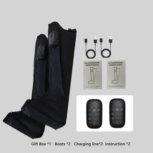 Elétrica sem fio portátil relaxar recuperação terapia sistema botas Air Compression Leg Compression <span class=keywords><strong>Massager</strong></span> com calor e vibração - Product Image 5