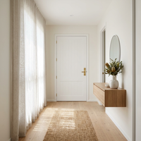 Porte Shaker Minimaliste en MDF à Installation Facile, Finition Peignable DIY pour Projets de Cuisine et Salle de Bain Haut de Gamme OEM ODM