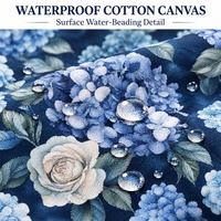 Tissu en toile imperméable pour sacs fourre-tout, impression numérique personnalisée sur coton, directement de l'usine