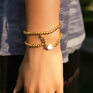 E295-B200-0213G Fashion <b>Beaded</b> <b>Bracelet</b> - Product Image 3