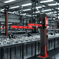 Robot manipulateur industriel à quatre axes BORUNTE IP40 80KG, composants essentiels du moteur PLC, remplace les robots articulés des travailleurs