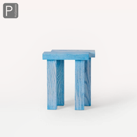 Tabouret long minimaliste moderne en bois massif, table basse et thé adapté aux meubles de salon durables dans les maisons ou les hôtels