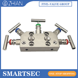 Collecteur à cinq vannes intégré à bride coplanaire en acier inoxydable avec différentiel EJA 3051CD - Product Image 2