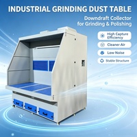 Table de soudage et de meulage avec système d'extraction de poussière intégré pour la fabrication métallique