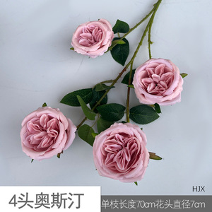 Austin Anna <b>Artificial</b> Roses Silk <b>Flowers</b> Wedding Decor Props Floral <b>Arrangements</b> - Product Image 5