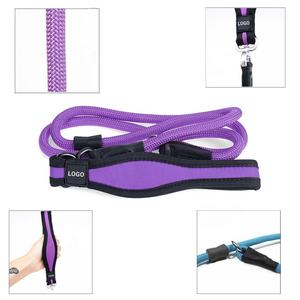 1 में 3 बहु कार्यात्मक OEM नायलॉन पर्ची पर्वत पर चढ़ाई कस्टम पालतू जानवर पी ठसाठस कॉलर लीड पर्ची प्रशिक्षण चमड़ा रस्सी कुत्ते पट्टा - Product Image 2