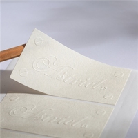 Etiquetas de Embalaje con Logotipo en Relieve 3D, Papel con Textura Especial, Impresión de Logotipo Personalizada para Botellas de Perfume