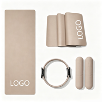 Tapis de yoga COMANA personnalisés et écologiques en caoutchouc naturel, tapis de yoga ovale incurvé en PU, forme de pilule, épais et arqué pour le Pilates et le yoga