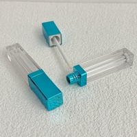 Emballages cosmétiques, tubes à gloss à lèvres carrés DIY, tubes à gloss à lèvres transparents, tubes à gloss à lèvres vides