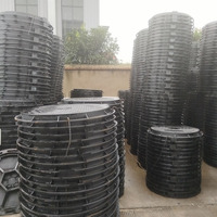 Couvercle de manhole rond durable pour les rues de la ville