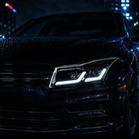 Ensemble de phares LED BK pour Chevrolet Cruze 2009-2014, yeux d'ange, projecteur Bi-LED, mise à niveau DRL, plug and play