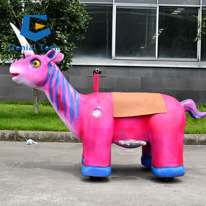 Paseo eléctrico <span class=keywords><strong>realista</strong></span> favorito de las chicas del <span class=keywords><strong>unicornio</strong></span> rosa de la diversión para el cuadrado de la diversión - Product Image 1
