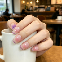 Faux Ongles Carrés Français Transparents en Gel ABS de Haute Qualité, Personnalisables OEM, pour Vente en Gros et Fournitures de Salon