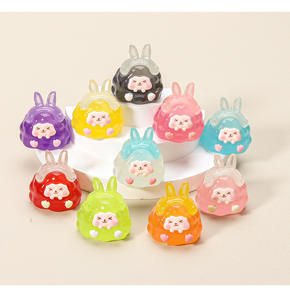 Luminous Hat KK Cute Cartoon Cream <b>Glue</b> Mobile Phone Case <b>Material</b> DIY Accessories Acrylic Charm Color Cute Small Accessories - Product Image 4