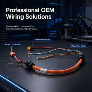 Kabel Sensor Fase Hall Tembaga Murni untuk Motor DC 400W-4000W, Kabel Harness OEM, Kabel Motor Brushless Sepeda Listrik 1.2m 3/6 Square - Product Image 2