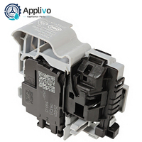 0024000128RB 70034921 Interruptor de Bloqueo de Puerta para Lavadora de Carga Frontal Eléctrica, Metal + Plástico, 1 Año de Garantía, Haier, Candy, Hoover
