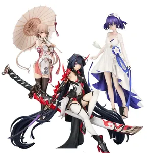 Statuette in PVC, Modellini Decorativi, Giocattoli, Regalo per Bambini, 3 Stili, Personaggi del Gioco Honkai Impact 3rd Sinner Dirge Raiden Mei, Action Figure Anime - Product Image 2