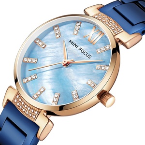 Relojes de Mujer Mini Focus de Alta Calidad, Relojes de Pulsera de Acero Inoxidable de Lujo para Dama, Relojes de Diamantes para Chicas, Reloj Impermeable - Product Image 1