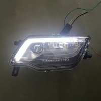 YongJin phare LED Atv Utv phare avec ange blanc pour Honda Pioneer 1000 Talon Rancher 420 Foreman 500 Rubicon 2014-2020