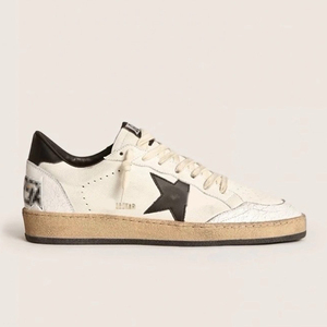 Scarpe Casual in Vera Pelle Effetto Invecchiato Versione Coreana 2026, Sneakers Bianche con Design a Stella, Allacciatura e Tacco Basso per Uomo e Donna - Product Image 6