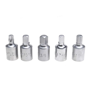 Jeu de clés de <span class=keywords><strong>vidange</strong></span> d'huile 21 pièces, jeu de clés à douille hexagonale carrée de 3/8 pouces - Product Image 6