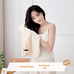 [ Séchage rapide ] Nouveau bonnet de séchage pour <span class=keywords><strong>cheveux</strong></span> super absorbant en polyester doux à motif uni, foulard de tête pour <span class=keywords><strong>femme</strong></span>, serviette de shampoing, bonnet de douche - Product Image 3