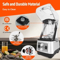Blender Nutri Haute Performance Super Amélioré avec Couvercle Multifonctionnel Insonorisant Réducteur de Bruit Blender Commercial de Table