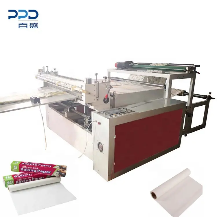 Tagliatrice ad alta velocità della carta di silison dell'alimento della macchina degli fogli di taglio della carta di cottura
