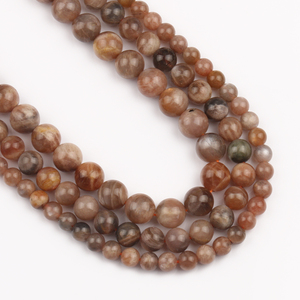 Perline Sciolte Rotonde in <span class=keywords><strong>Pietra</strong></span> Solare Dorata <span class=keywords><strong>Naturale</strong></span> Kuoyu, Colori Misti, 6mm/8mm/10mm, Modello F05752 per Creazione Gioielli Fai da Te, Bracciali e Collane - Product Image 4