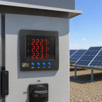 Medidor de Potencia Multifunción con Pantalla LED SEM7220 SEM9220 para Medición de Voltaje, Corriente, Potencia y Energía