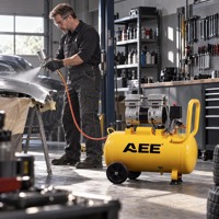 Compresseur d'air industriel 8 bars, 50 litres, refroidissement automobile, portable, 750 W, moteur en cuivre, pompe, compresseur d'air pour voiture
