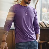 T-shirts pour hommes Maden – T-shirt Raglan à séchage rapide pour hommes, style Workwear, manches longues rafraîchissantes, sous-vêtement thermique, produits tendance Printemps 2026