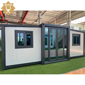 บ้านคอนเทนเนอร์สำเร็จรูปแบบโมดูลาร์ขยายได้ ราคาโรงงาน ระบายอากาศได้ดี ผนังโลหะ ขนาด 20 ฟุต 40 ฟุต พร้อมครัว ผนังแซนวิช โรงแรมทันสมัย - Product Image 2