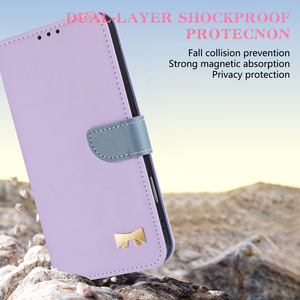 Para <span class=keywords><strong>iPhone</strong></span> 17 16 15 PU Funda de cuero para teléfono con billetera para <span class=keywords><strong>iPhone</strong></span> 17 Air Flip <span class=keywords><strong>Book</strong></span> Funda para teléfono con tarjetero para mujeres y niñas - Product Image 4