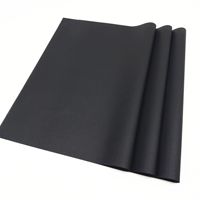 Papier de soie noir épais 30gsm 31gsm 35gsm, papier d'emballage noir 17gsm pour cadeaux, fleurs et fruits